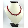 Necklace Coral twigs red