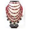 Exclusive necklace &quot;Coral dowry 7&quot; Coral (Collection &quot;Ethnica&quot;)