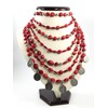 Exclusive necklace &quot;Coral dowry 7&quot; Coral (Collection &quot;Ethnica&quot;)