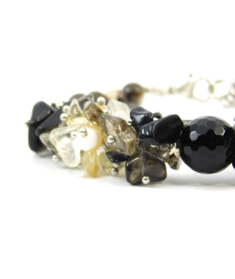 Exclusive bracelet Agate, Citrine