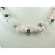 Эксклюзивное ожерелье "Весна" Розовый кварц