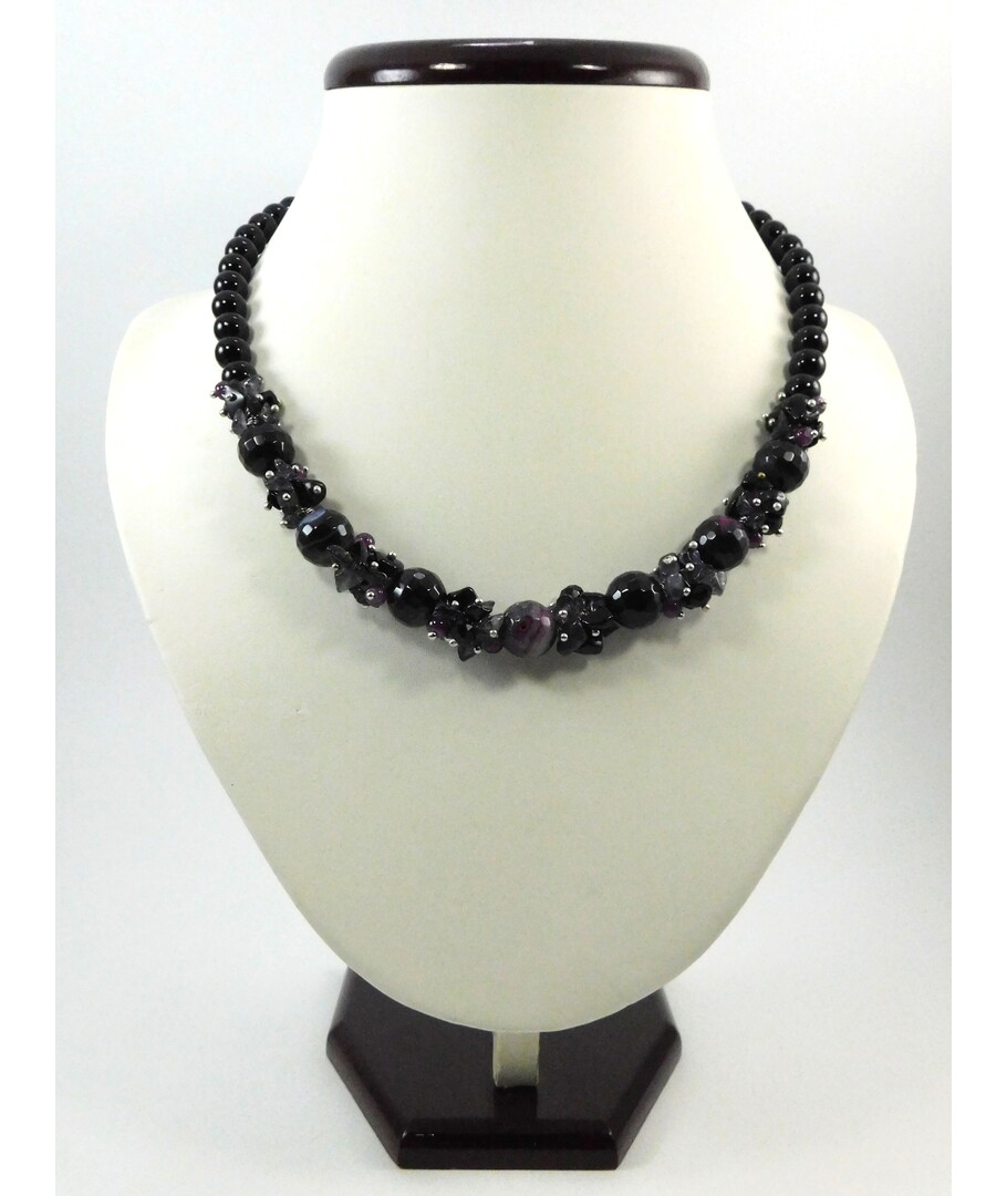 Exclusive purple Agate necklace