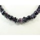 Эксклюзивное ожерелье Агат фиолетовый