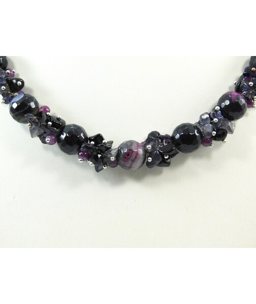 Exclusive purple Agate necklace