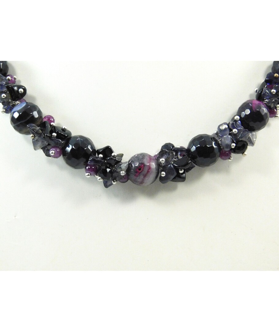 Exclusive purple Agate necklace