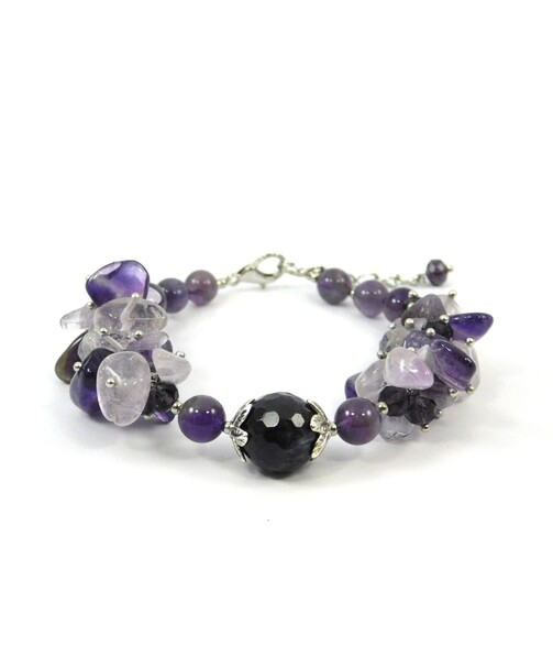 Exclusive bracelet "Merian", Amethyst