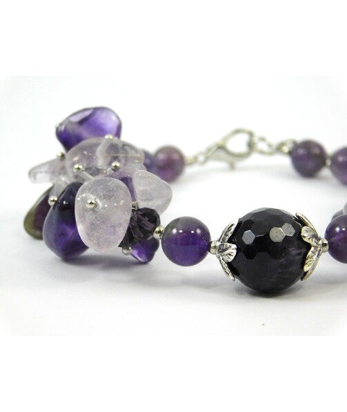 Exclusive bracelet "Merian", Amethyst