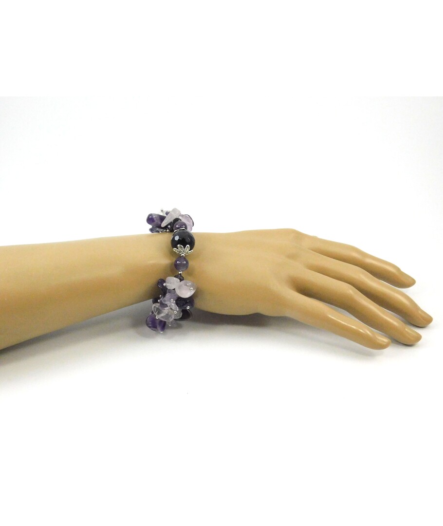 Exclusive bracelet "Merian", Amethyst