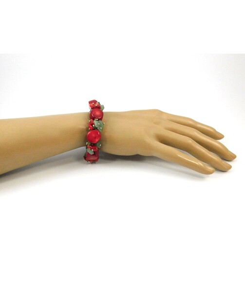 Exclusive bracelet Coral, Jade