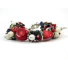 Exclusive Bracelet Coral, Agate, Lapis lazuli