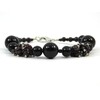 Exclusive bracelet &quot;Bordolino&quot;, Agate, Garnet