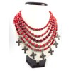 Exclusive necklace &quot;Queen&quot; Coral