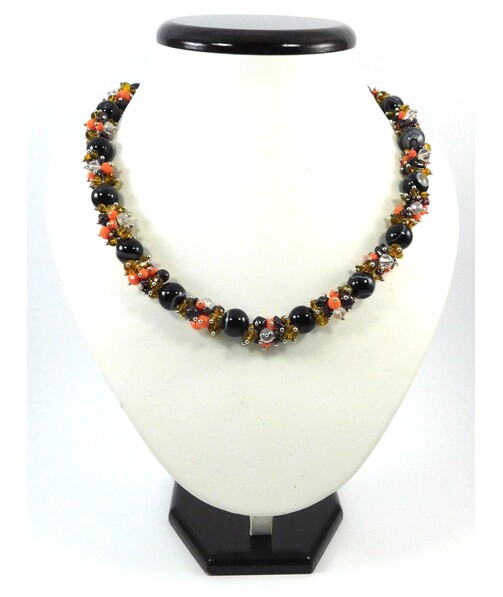 Exclusive Agate necklace (Collection "Colors")