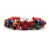 Exclusive bracelet &quot;Legend of the Carpathians&quot; Coral, lapis lazuli