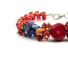 Exclusive bracelet &quot;Legend of the Carpathians&quot; Coral, lapis lazuli