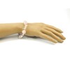 Exclusive bracelet &quot;Pink extravaganza&quot;, Rose quartz