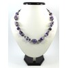 Exclusive necklace &quot;Lavender flower&quot; Amethyst