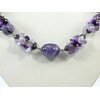 Exclusive necklace &quot;Lavender flower&quot; Amethyst