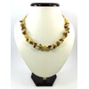 Exclusive necklace &quot;Honey caramel&quot; Rutile quartz (&quot;Colors&quot; collection)