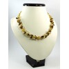 Exclusive necklace &quot;Honey caramel&quot; Rutile quartz (&quot;Colors&quot; collection)