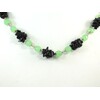 Exclusive necklace &quot;Molucella&quot; Onyx, Aventurine