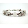 Exclusive bracelet &quot;Floxia&quot; Quartz, Tourmaline