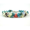 Exclusive bracelet &quot;Coral reef&quot;, Coral, Turquoise