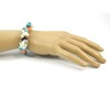 Exclusive bracelet &quot;Coral reef&quot;, Coral, Turquoise