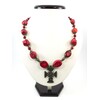 Exclusive coral necklace (Collection &quot;Ethnic&quot;)