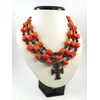 Exclusive necklace &quot;Annichka 4&quot; Coral (&quot;Ethnic&quot; Collection)