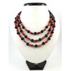 Exclusive necklace &quot;Bruna&quot; Agate, Coral