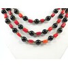 Exclusive necklace &quot;Bruna&quot; Agate, Coral