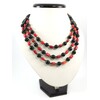 Exclusive necklace &quot;Bruna&quot; Agate, Coral