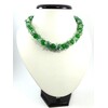 Exclusive necklace Chrysoprase, Jade