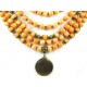 Эксклюзивное ожерелье "Зарево" Коралл