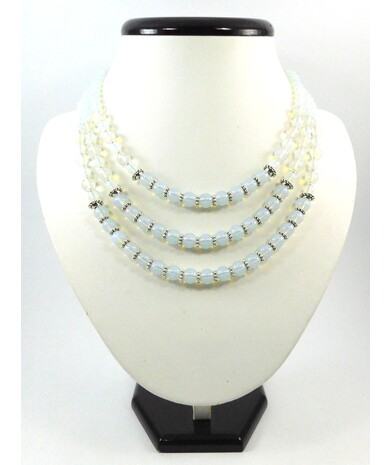 Exclusive necklace "Blue Veil 2" Moonstone