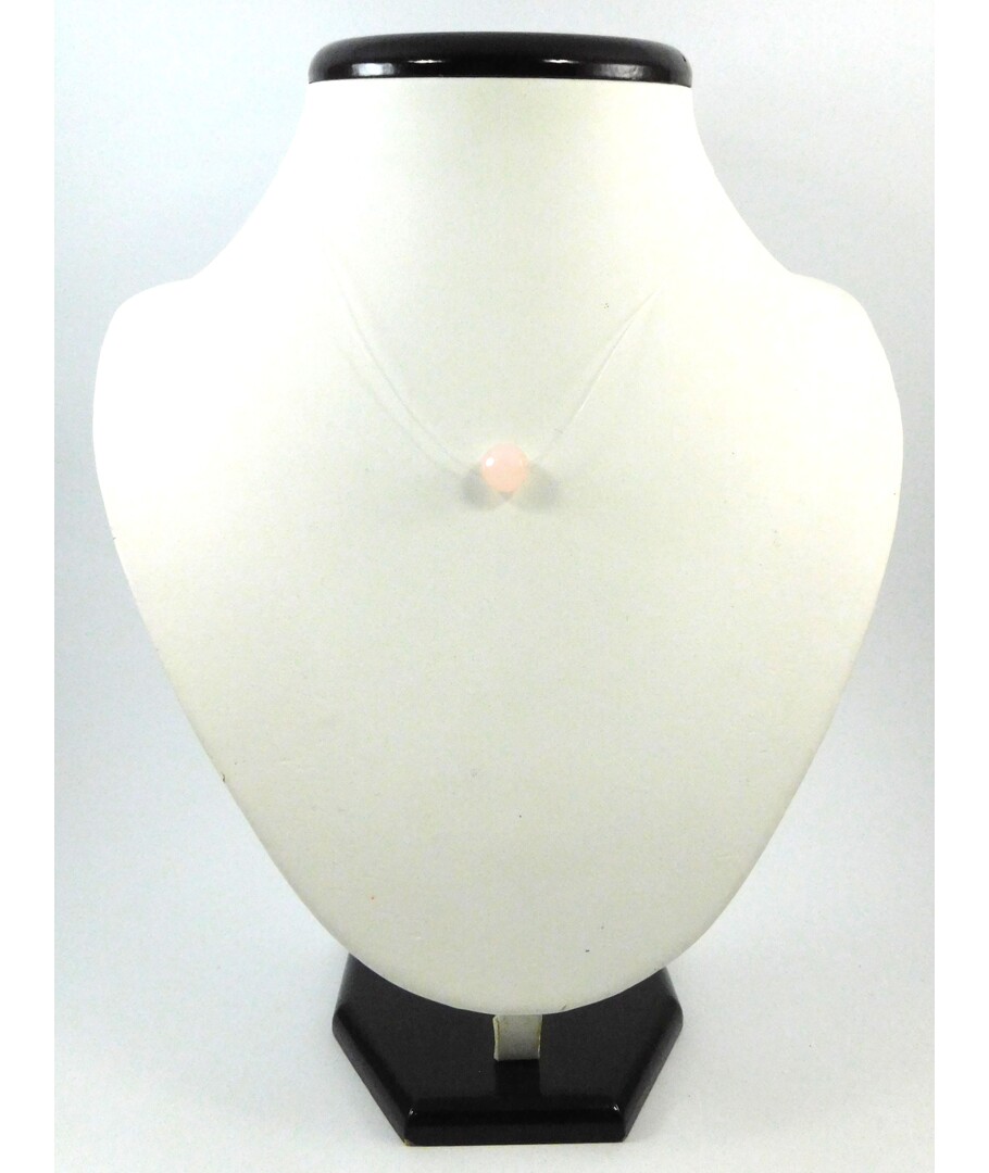 Exclusive pendant "Minimalism" Rose quartz