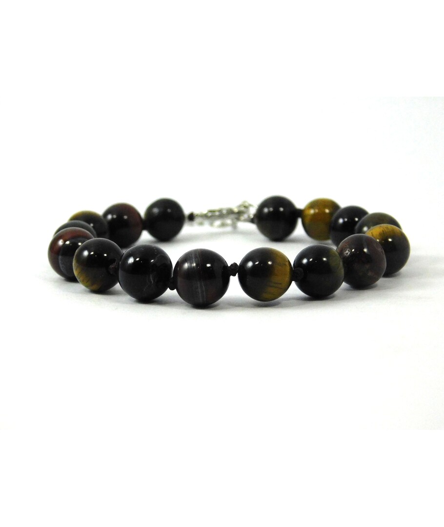 Exclusive bracelet Tiger's eye, Bull's eye, Hawk's eye