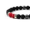 Bracelet Shungite, Coral, Hematite