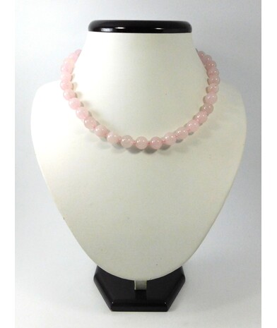 Necklace Rose Quartz 10 mm