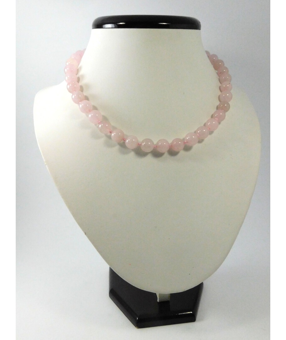 Necklace Rose Quartz 10 mm