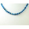 Apatite necklace 8 mm facet