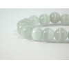 Bracelet Cat&#039;s eye 10 mm white