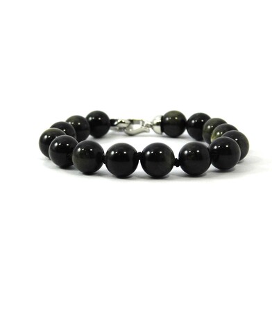 Obsidian bracelet