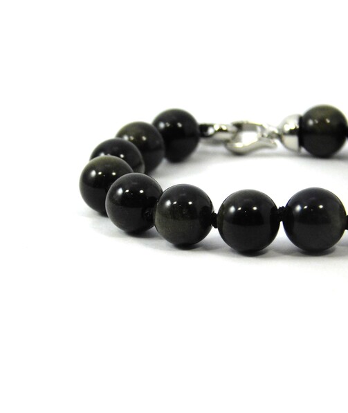 Obsidian bracelet