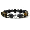 Bracelet Tiger&#039;s eye, Labrador, Shungite