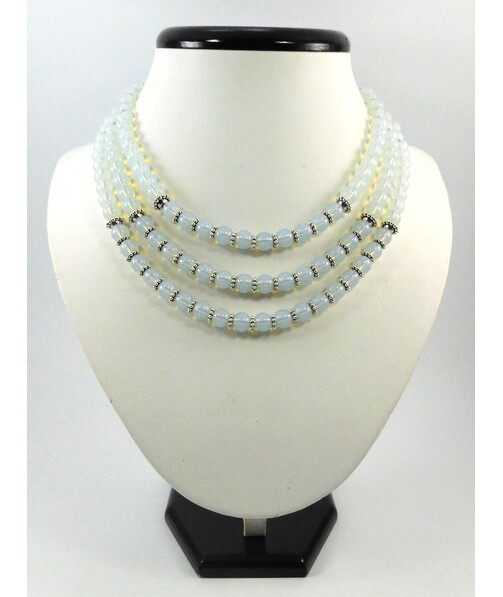 Exclusive necklace "Blue Veil" Moonstone