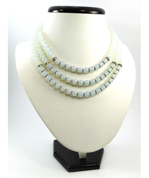 Exclusive necklace "Blue Veil" Moonstone