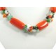 Эксклюзивное ожерелье из Кораллов оранжевое
