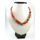 Эксклюзивное ожерелье из Кораллов оранжевое